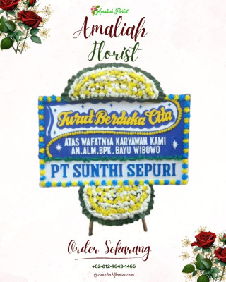 Papan Bunga Duka di Tembilahan