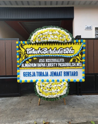Papan Bunga Duka di Tembilahan