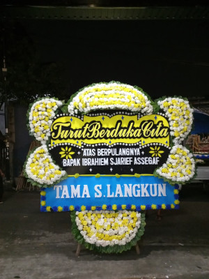 Papan Bunga Duka di Tembilahan