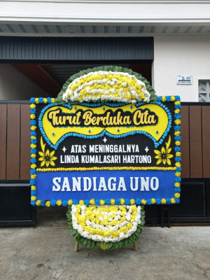 Papan Bunga Duka di Tembilahan